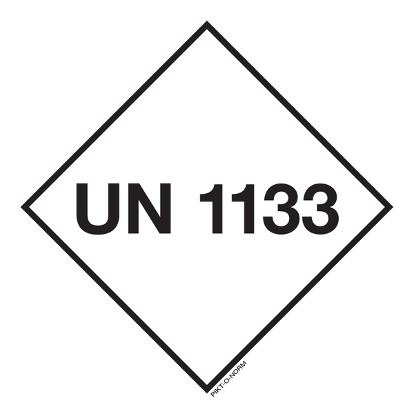UN 1133. ADR KL 3. KLEEFSTOFFEN...