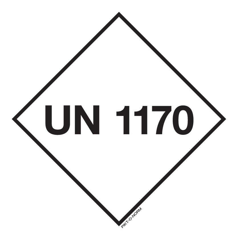 UN 1170. ADR KL 3. ETHANOL OF OPLOSSING