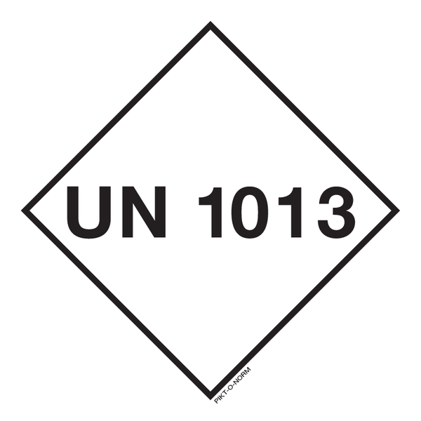UN 1013. ADR KL 2.2. KOOLDIOXYDE