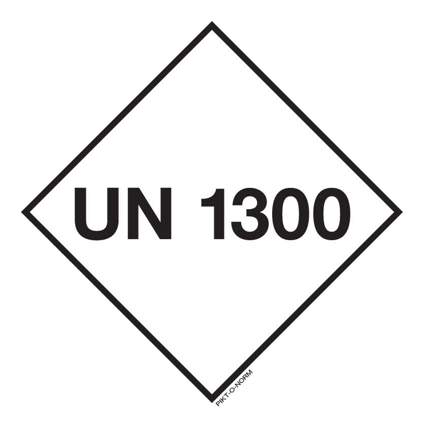 UN 1300. ADR CL 3.SUCCÉDANÉ TÉRÉBENTHINE