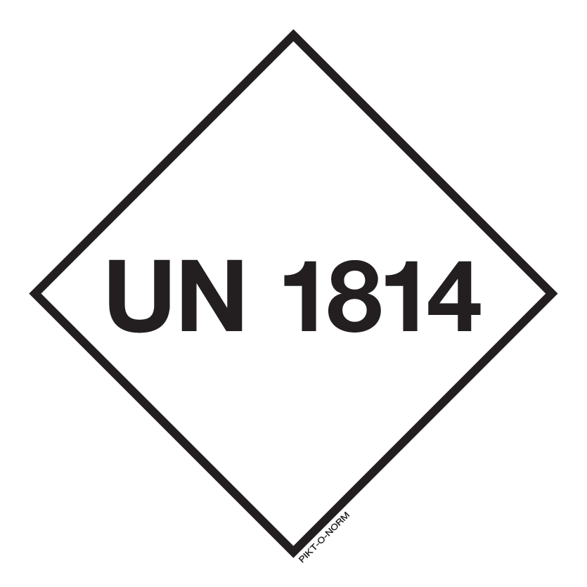 UN 1814. ADR CL 8. HYDROX.POTASSIUM SOL.