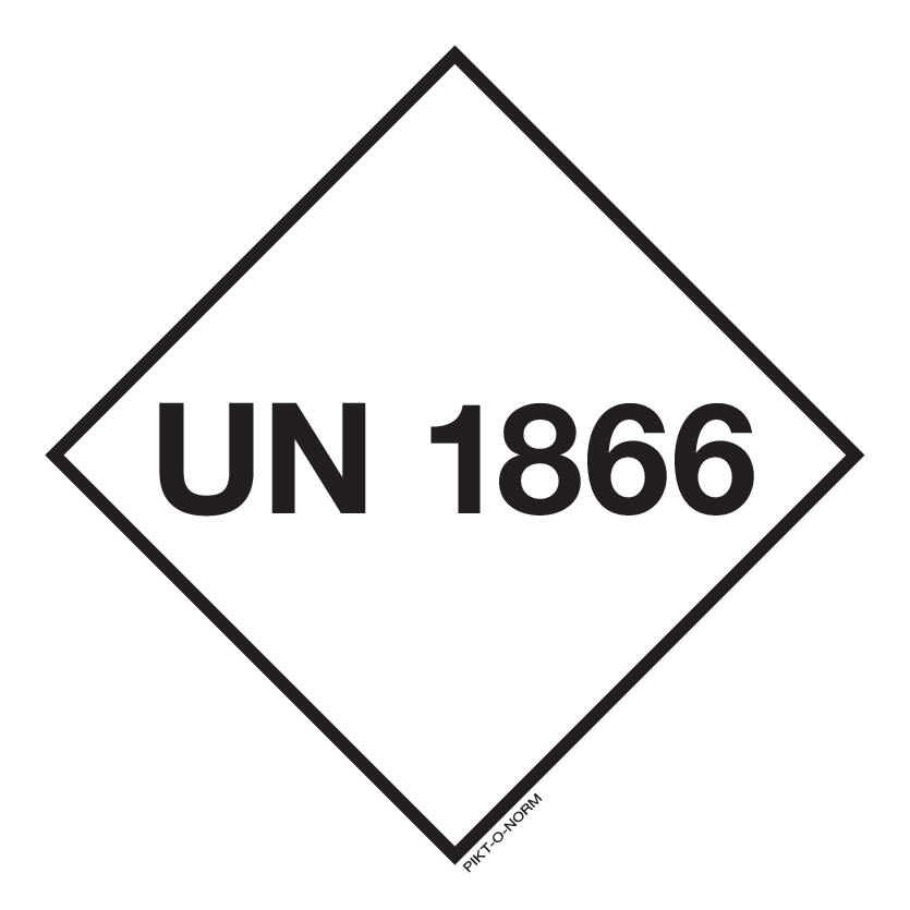 UN 1866. ADR KL 3. HARSOPLOSSING, ONTVL.