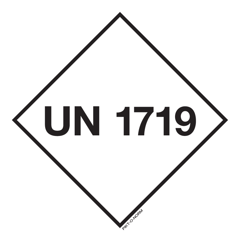 UN 1719. ADR CL 8.LIQUIDE ALCALIN CAUST.