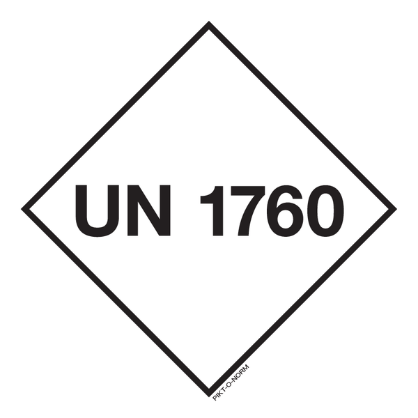 UN 1760. ADR KL 8. BIJTENDE VLOEISTOFFEN