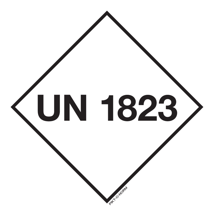 UN 1823. ADR CL 8. HYDROXYDE DE SODIUM..