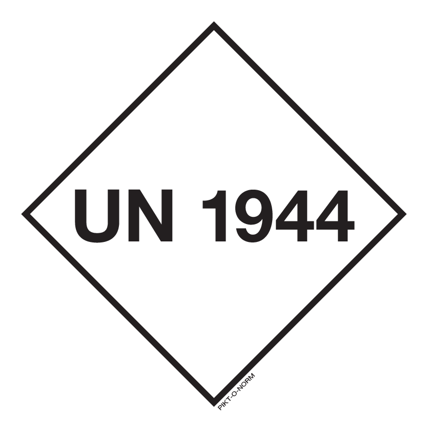 UN 1944. ADR KL 4.1. VEILIGHEIDSLUCIFERS