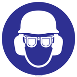 CASQUE, LUNETTES, ANTIBRUIT OBLIGATOIRES