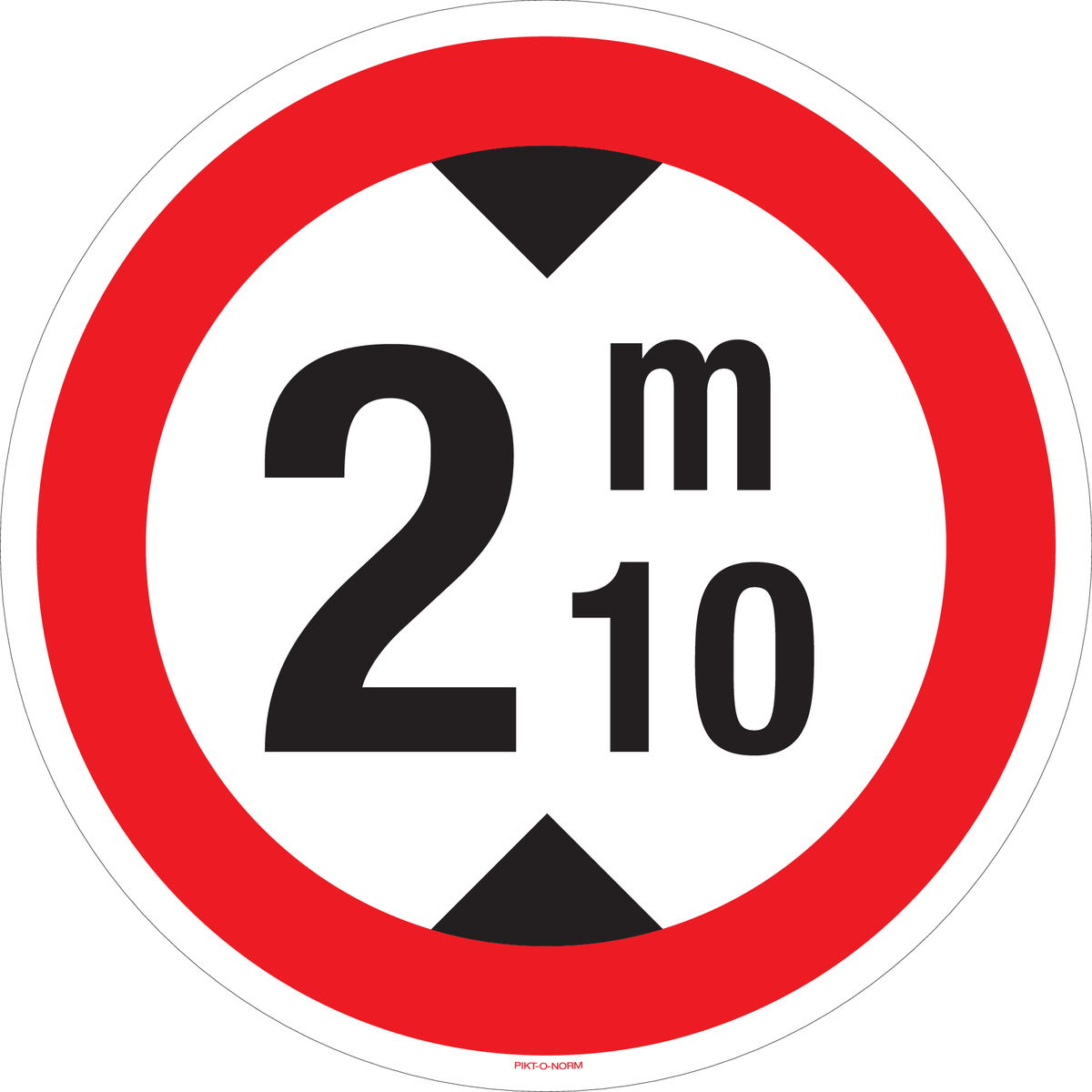 HAUTEUR LIMITÉE: 2M10