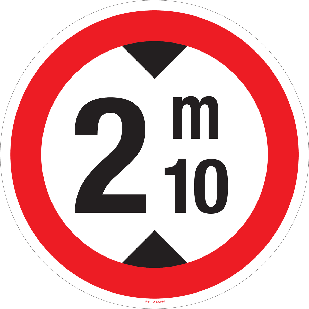 HAUTEUR LIMITÉE: 2M10