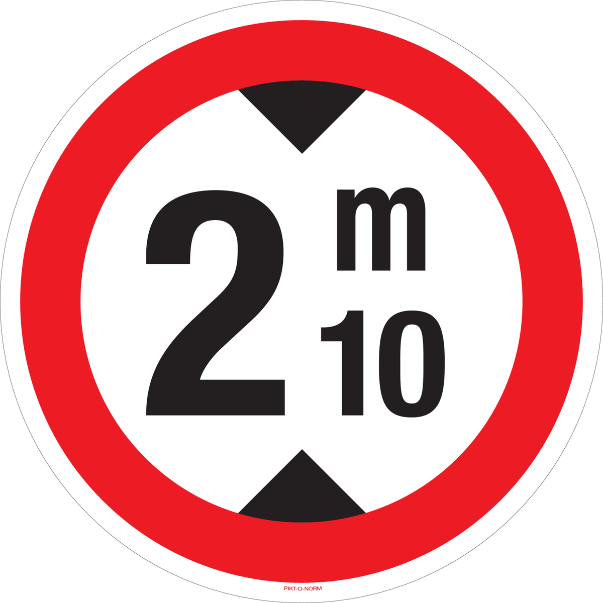 HAUTEUR LIMITÉE: 2M10