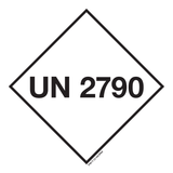 UN 2790. ADR CL.8. ACIDE ACÉTIQUE SOLUT.