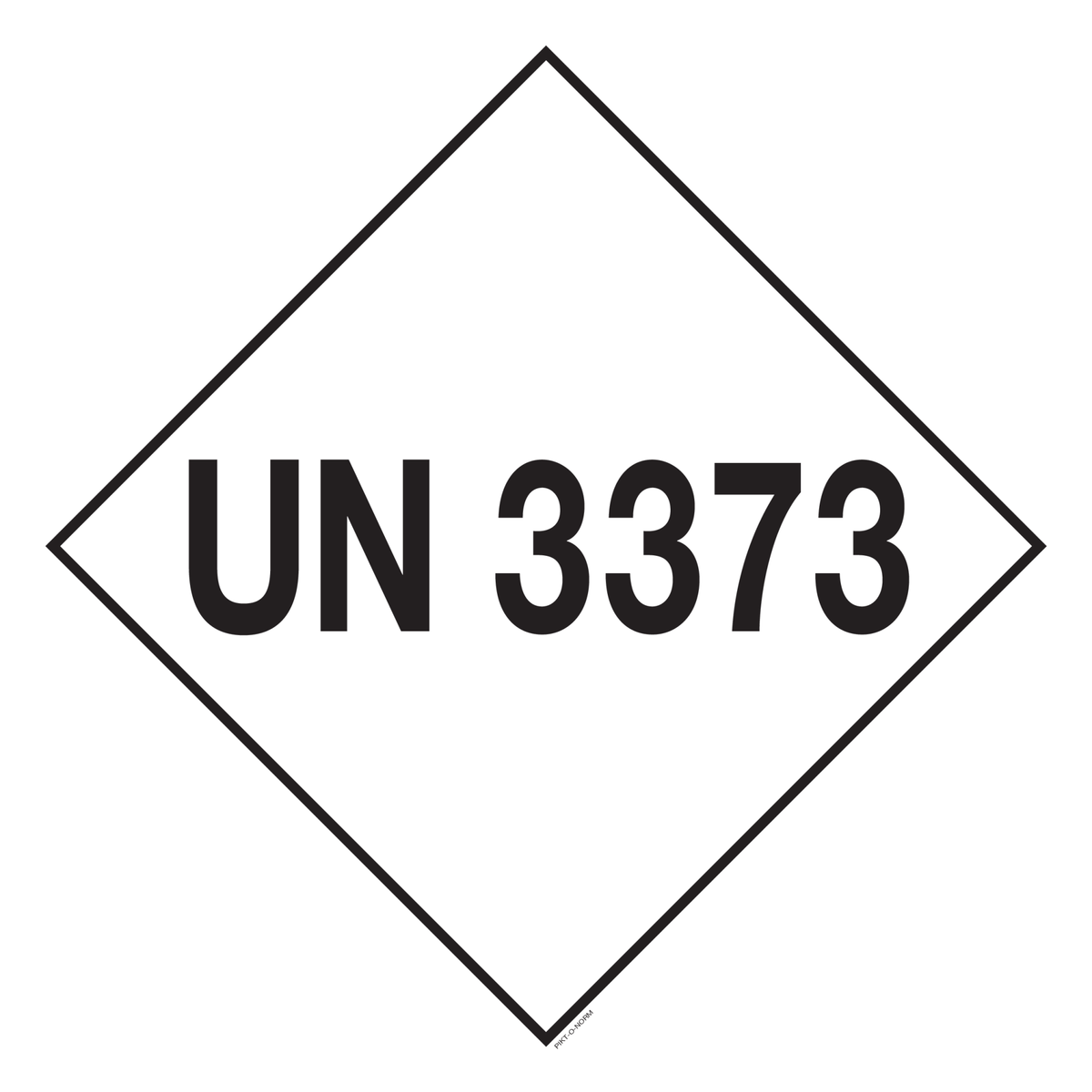 UN 3373. ADR CL.6.2
