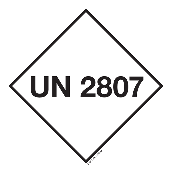 UN 2807. ADR KL.9. GEMAGNETISEERD MATER.