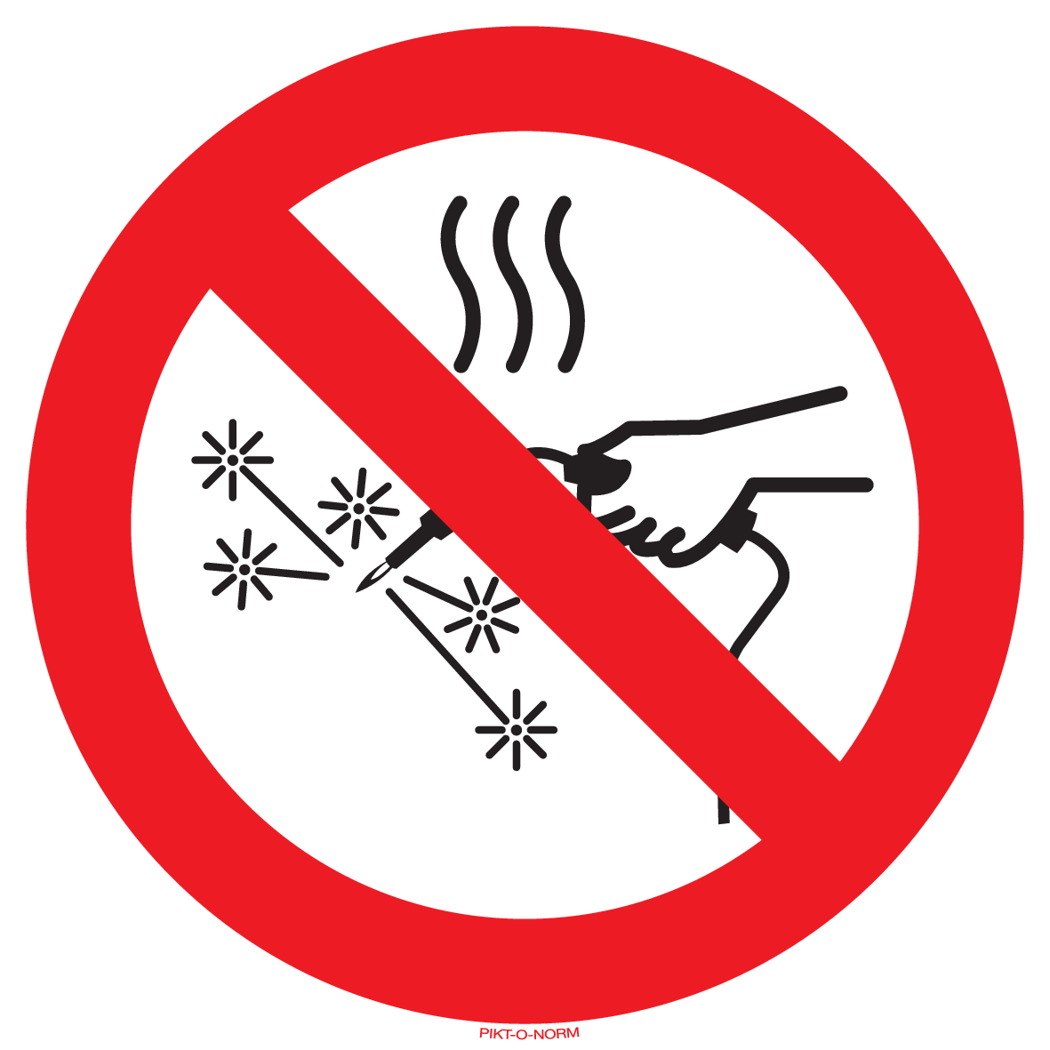 VERBOD WARMTE AFSTOTENDE WERKZAAMH.