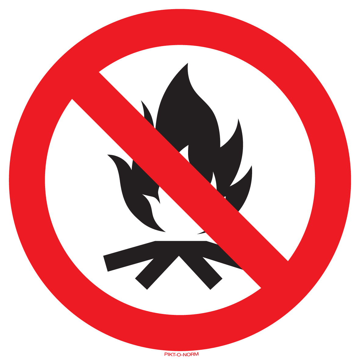 INTERDICTION FEU DE CAMP
