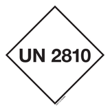 UN 2810. ADR CL.6.1.LIQUIDE ORGANIC TOX.