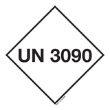 UN 3090. ADR KL.9. LITHIUM-METAAL BAT...