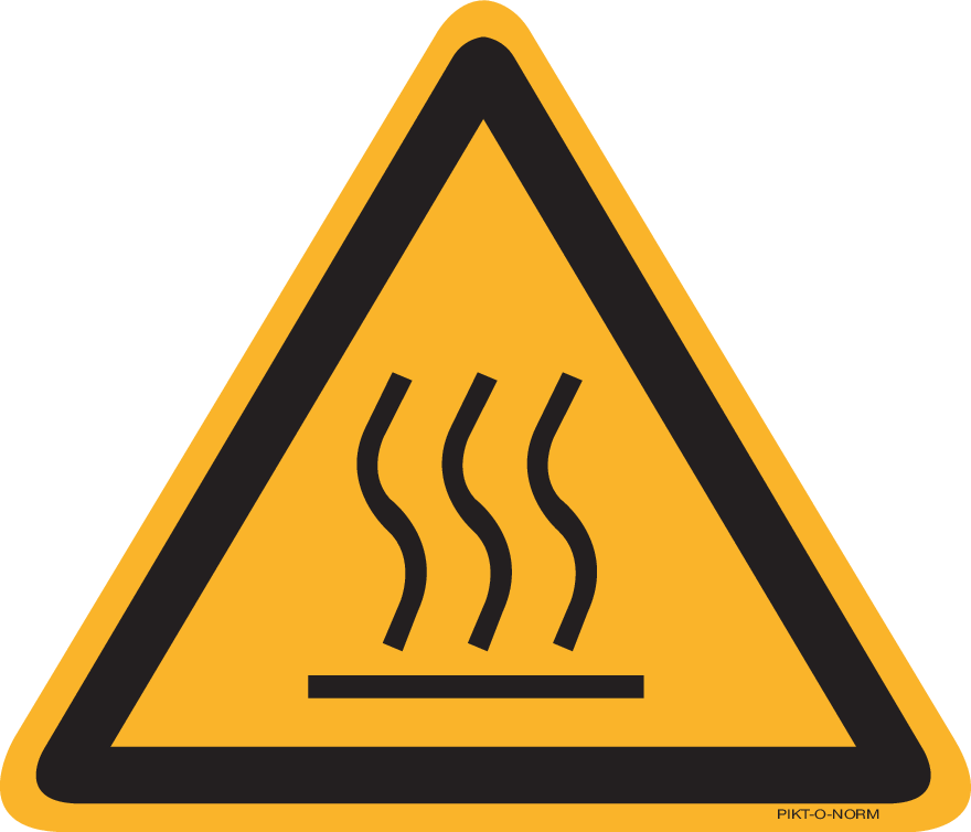 AVERTISSEMENT DANGER SURFACE CHAUDE