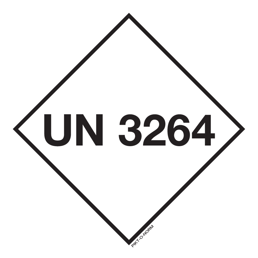 UN 3264. ADR CL.8. LIQUIDE INORGANQUE...
