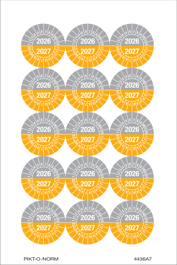 2026-2027, PASTILLES CALENDRIER GRIS-JNE