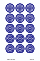 2029, PASTILLES CALENDRIER BLEU