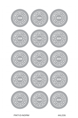 2026, PASTILLES CALENDRIER GRIS