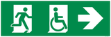 VLUCHTWEG NAAR RECHTS VOOR GEHANDICAPTEN