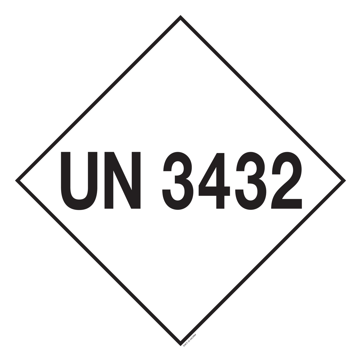 UN 3432. ADR CL.9