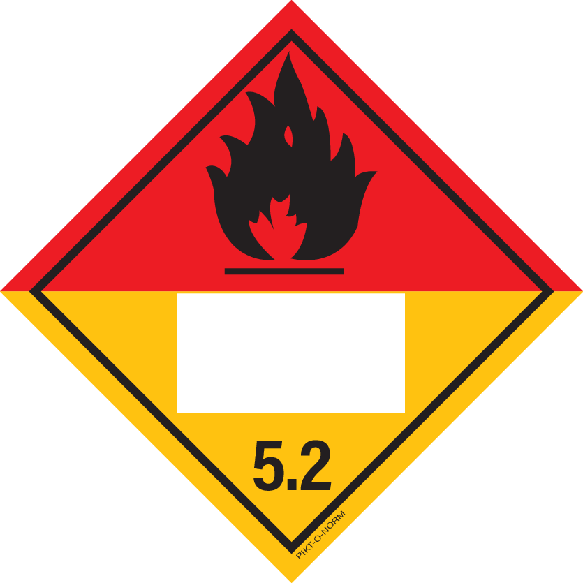 IMO 5.2. ORGANISCH PEROXIDE MET UN VLAK