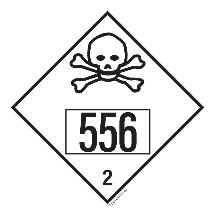 IMO 2.3. GAZ TOXIQUES AVEC CODE UN 556