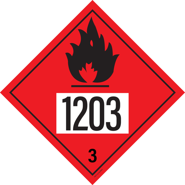 IMO 3.0. BRANDBARE VLOEISTOFFEN UN 1203