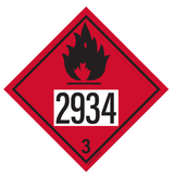IMO 3.0. LIQUIDES INFLAMMABLES UN 2934