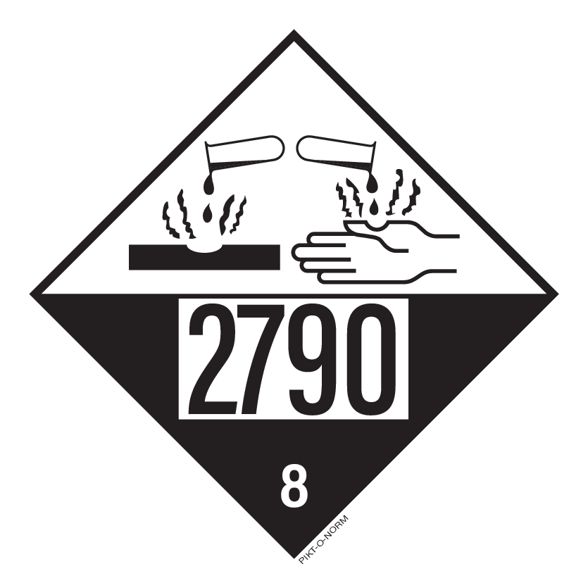 IMO 8.0 CORROSIEF UN 2790