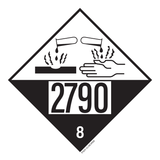 IMO 8.0 CORROSIEF UN 2790
