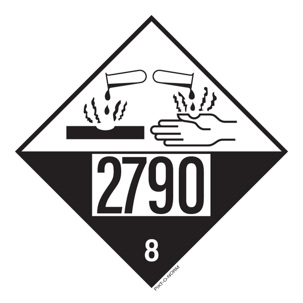 IMO 8.0 CORROSIEF UN 2790