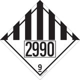 IMO 9.0. MAT.& OBJETS DANG,DIV. UN 2990