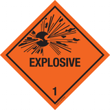 EXPLOSIVE, ADR CLASSE 1