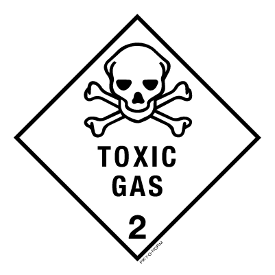 TOXIC GAS. ADR KLASSE 2