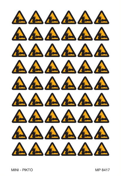 WAARSCHUWING GEVAAR VOOR HANDEN