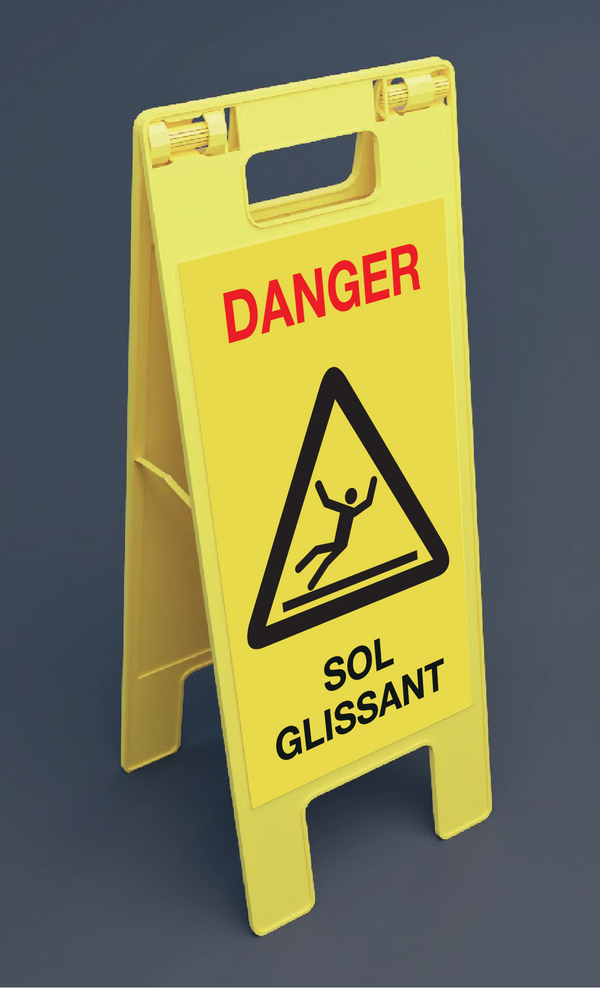 DANGER SOL GLISSANT, BALISE PLIANTE