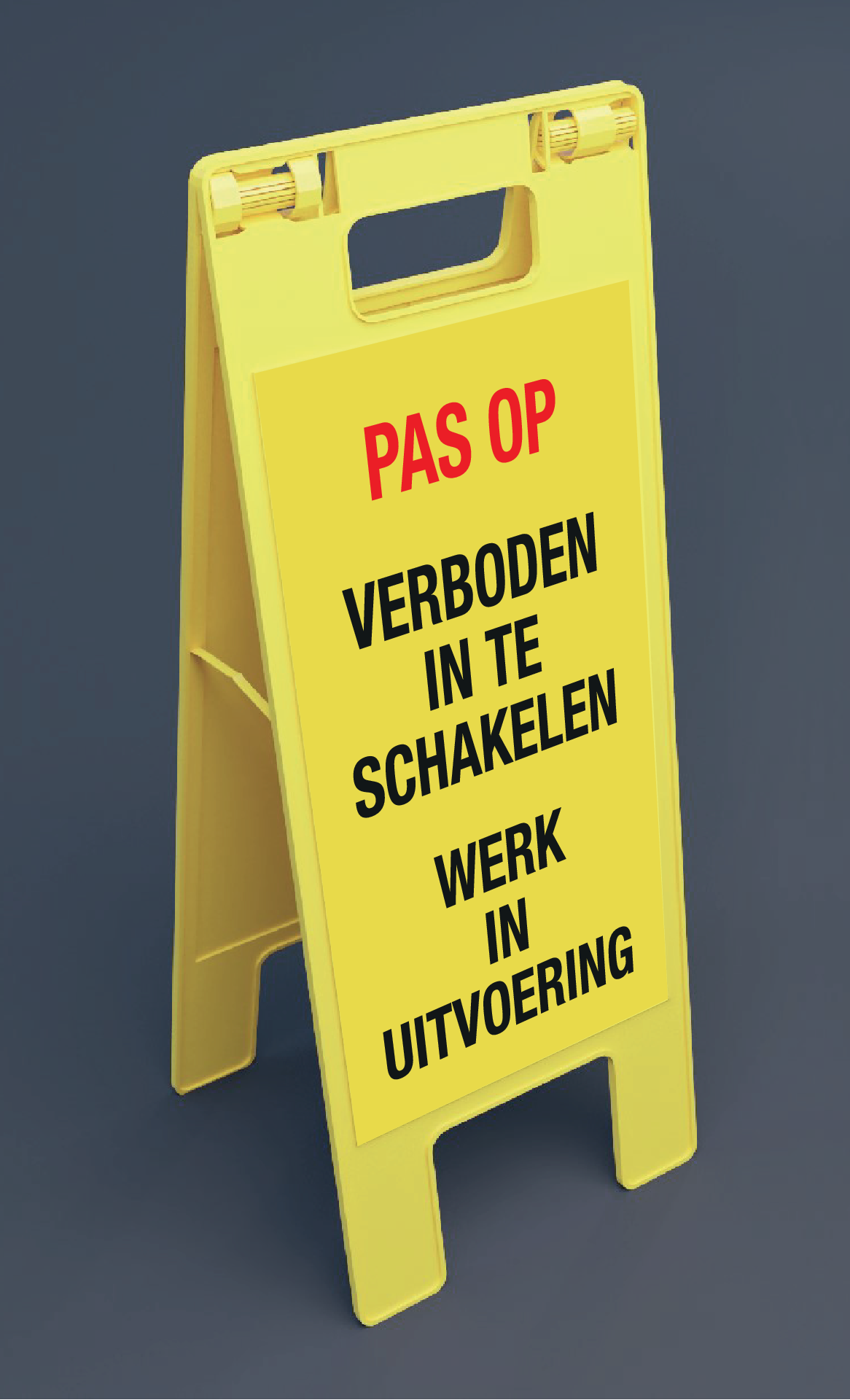 PAS OP VERBODEN SCHAKELEN. INKLAPB.BAKEN