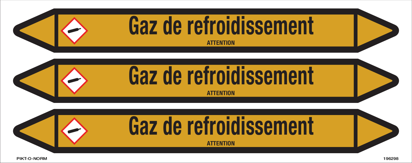 GAZ DE REFROIDISSEMENT