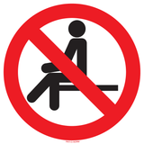 INTERDICTION DE S'ASSEOIR