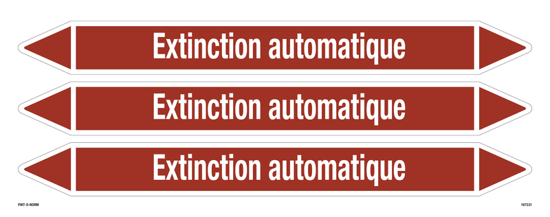 EXTINCTION AUTOMATIQUE