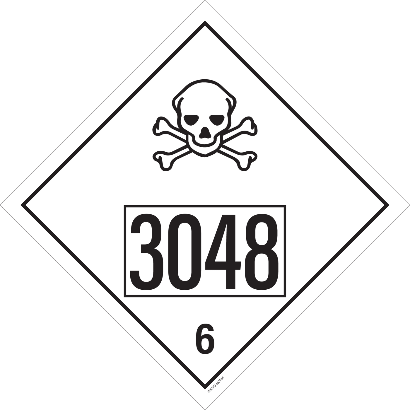 IMO 6.1. GIFTIG UN 3048