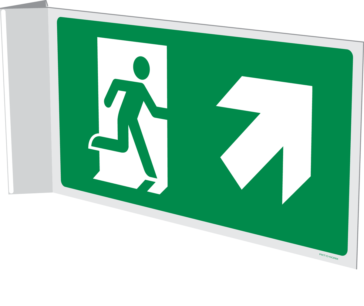 VLUCHTWEG, TRAP RECHTS NAAR BOVEN