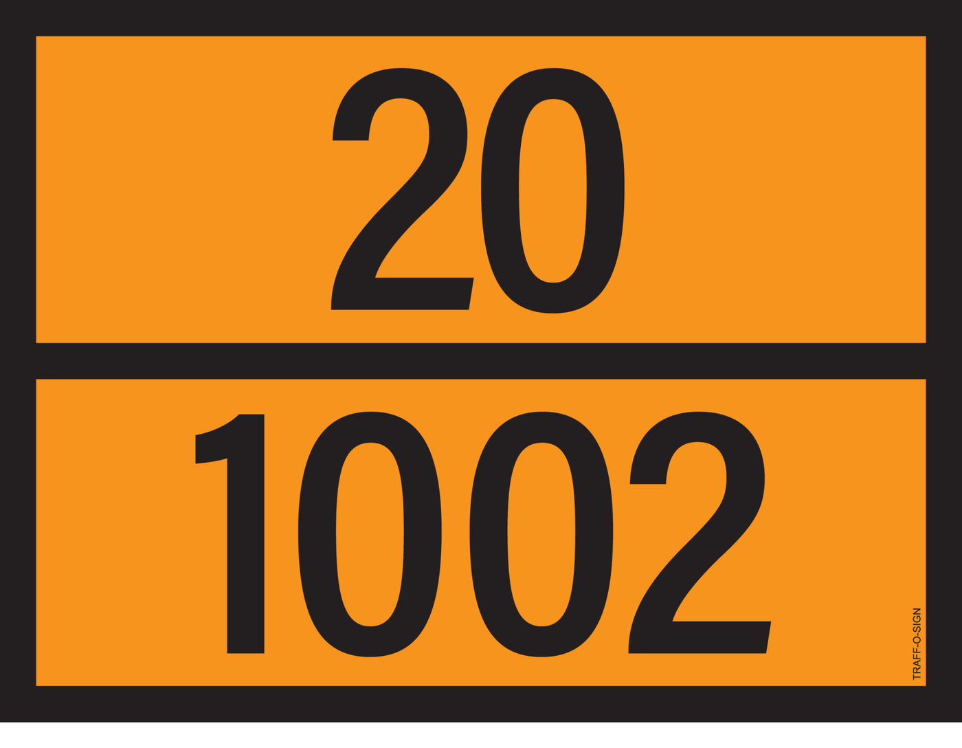 ADR BORD MET GEVARENCODE 20/1002