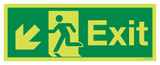EXIT WITH RUNNING MAN DOWN LEFT