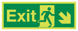 EXIT WITH RUNNING MAN DOWN RIGHT