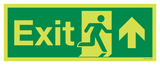EXIT WITH RUNNING MAN AND ARROW UP